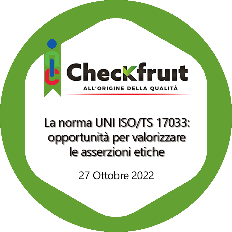 La norma UNI ISO/TS 17033: opportunità per valorizzare le asserzioni etiche